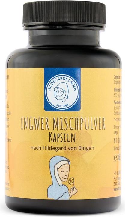 Actual product image Hildegards Laden Ginger Mixed Powder Capsules 90 Capsules (90 Piece, Capsules, 62 g)