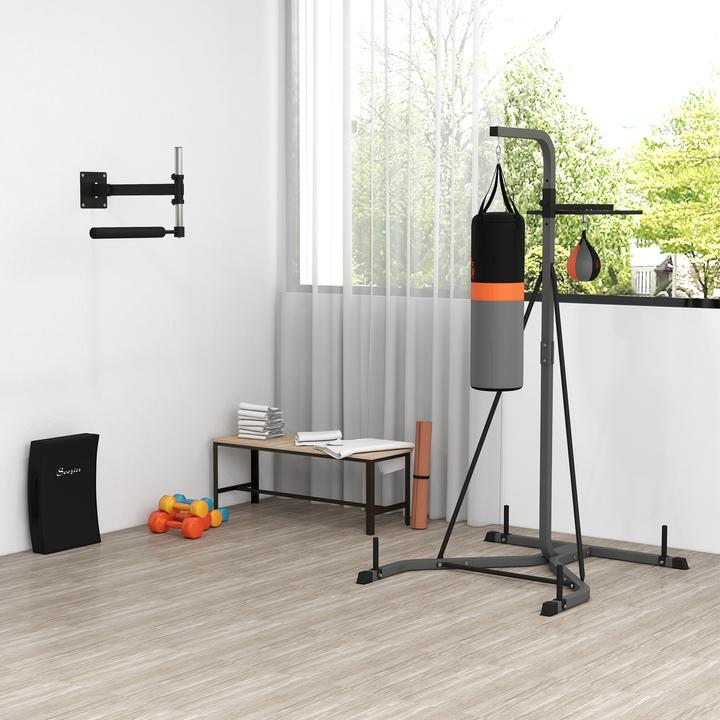 Immagine prodotto Homcom Supporto per sacco da boxe con palla da boxe (44 kg)