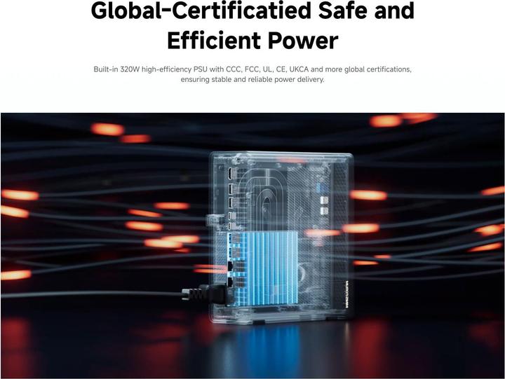 Produktbild Minisforum MS-S1 MAX (2000 GB, 128 GB, AMD Ryzen AI Max+ 395)