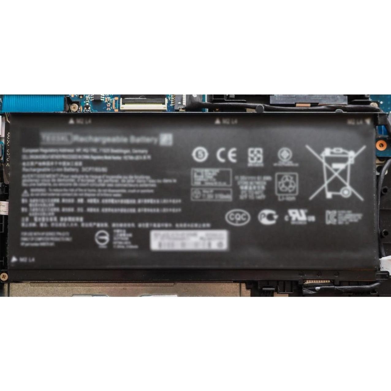Dell DM3WC (4 Zellen, 7500 mAh), Notebook Akku, Schwarz