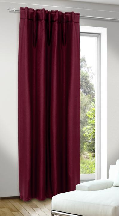 Productafbeelding Sehlbach Fertiggardine mit verdeckten Schlaufen Dimout Uni (245 x 135 cm)