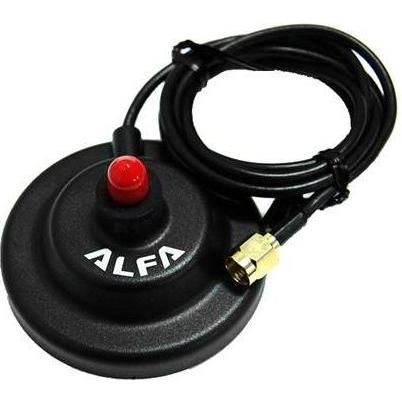 Alfa Network ARS-AS01 - Supporto per antenna con base magnetica, Accessori di rete