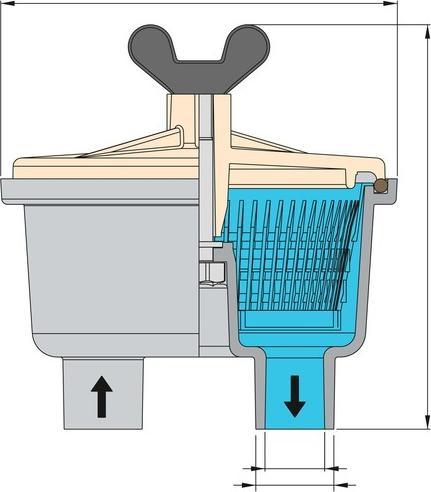 Produktbild Novaliv Vetus FILTER 150 Wasserfilter