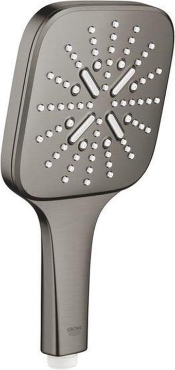 Actual product image Grohe HB RAINSHOWER SMARTACTIVE 130 CUBE hard graphite brushed (3 Beam types)