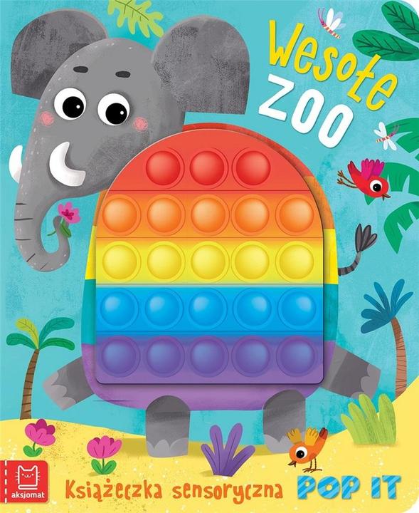 Actual product image Ein Sinnesbuch von POP IT. Lustiger Zoo