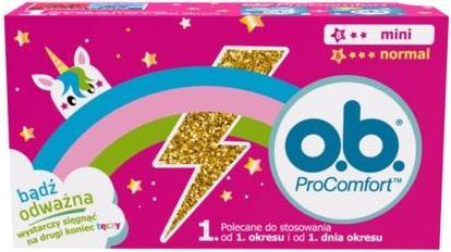 Produktbild o.b. Procomfort Tampons Mini und Normal (16 x, Mini, Normal)