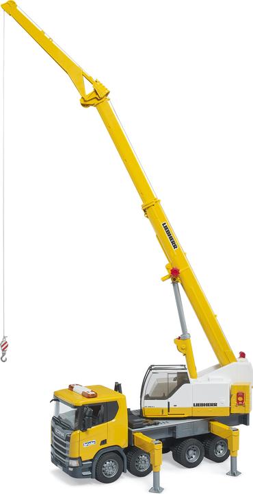 Actual product image Bruder 03571 Scania Super 560R Liebherr crane truck with L+S module