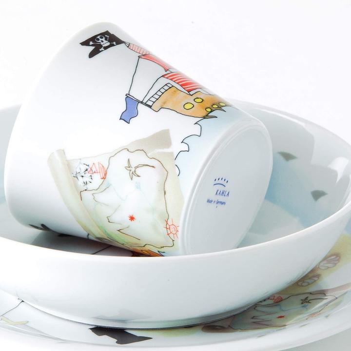 Produktbild Kahla 3-teiliges Porzellan Kindergeschirr Schatzpirat