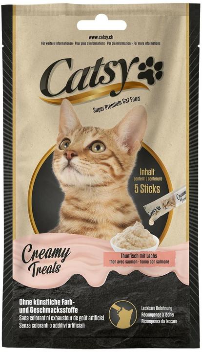 Image du produit Catsy Creamy K. nourriture Tuna & Salmon (Adulte, 1 pcs, 70 g)