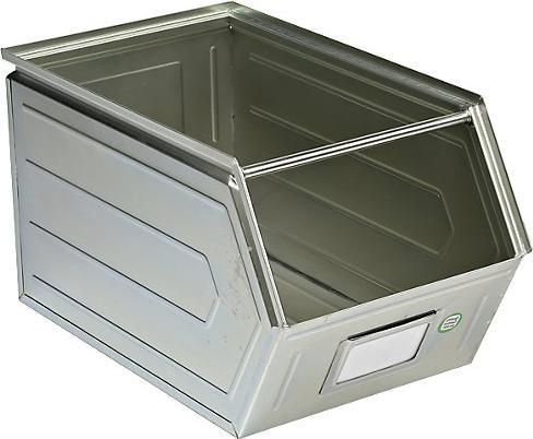 Actual product image kaiserkraft Sheet steel open fronted storage box
