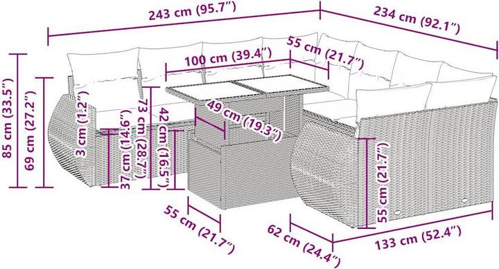 Produktbild vidaXL Elianna