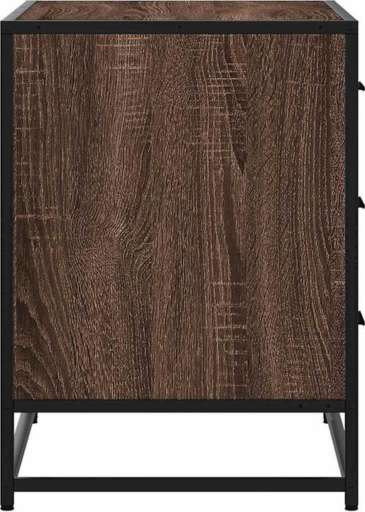 Actual product image vidaXL Brown oak-look drawer unit 70x41x56 cm Wood-based material