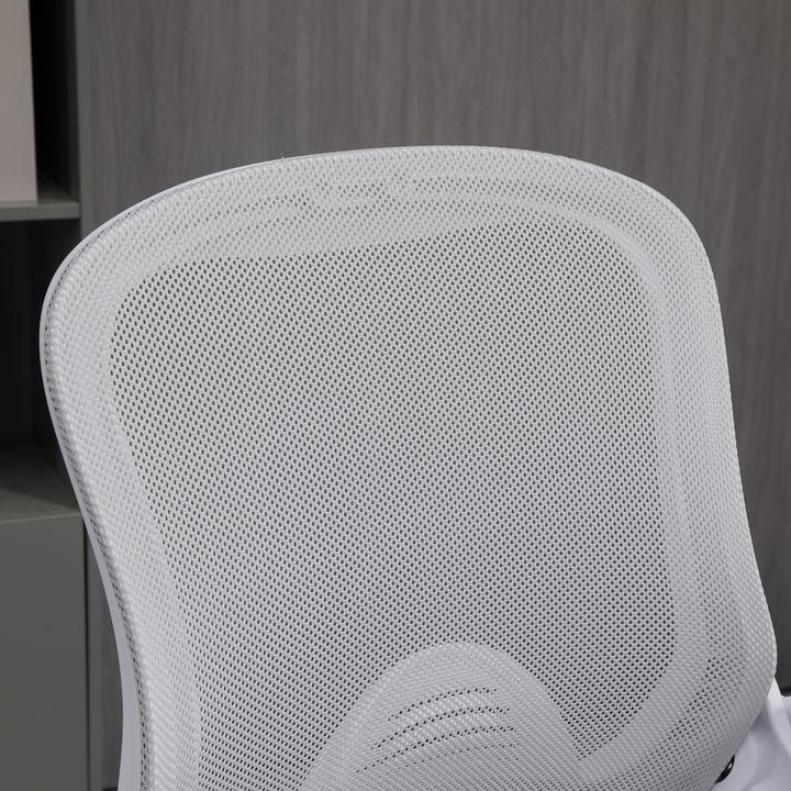 Produktbild Vinsetto Bürostuhl Polyester, Kunststoff Hellgrau (58 - 78 cm)