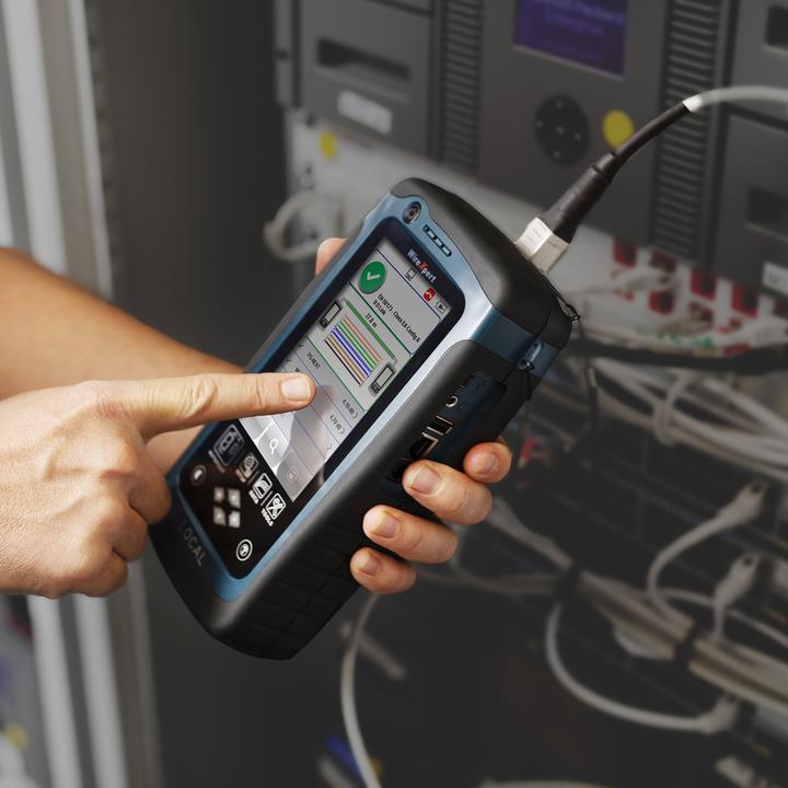 Actual product image Softing Psiber) WireXpert 500 LAN Copper Cable Certifier - Class D, E, EA