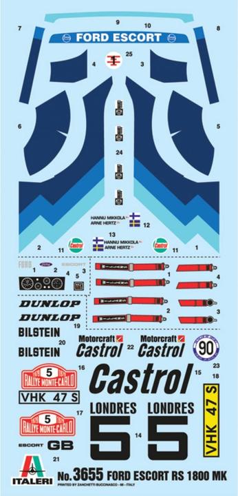 Produktbild 1:24 Ford Escort Mk.II