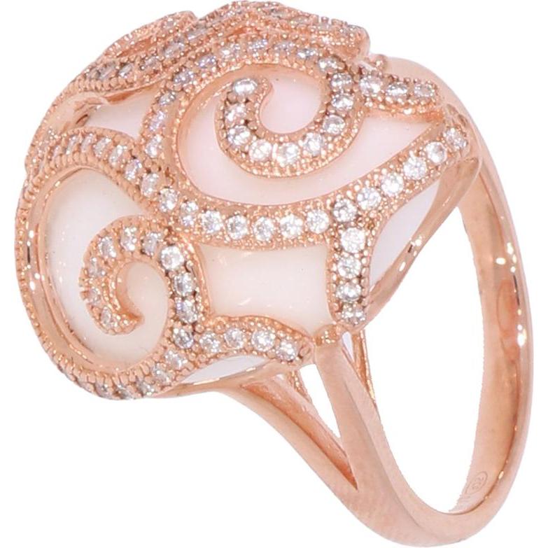 Faberge, Ring, Ring "mit weissem Achat", (52, 925 Silber)