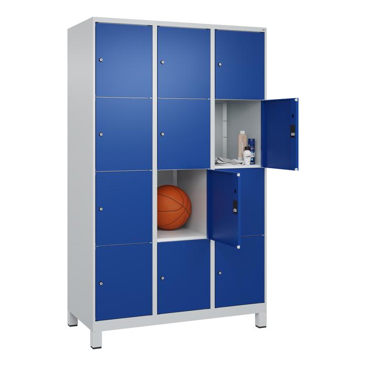 Produktbild C+P Fächerschrank Classic Plus, 4 Fächer übereinander, Abteilbreite 40 cm, mit Füssen (120 cm, 195 cm)