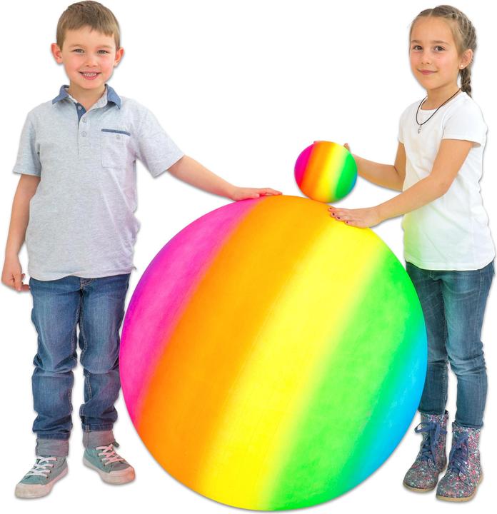 Immagine prodotto Eduplay Regenbogen-Gymnastikball (100 cm)