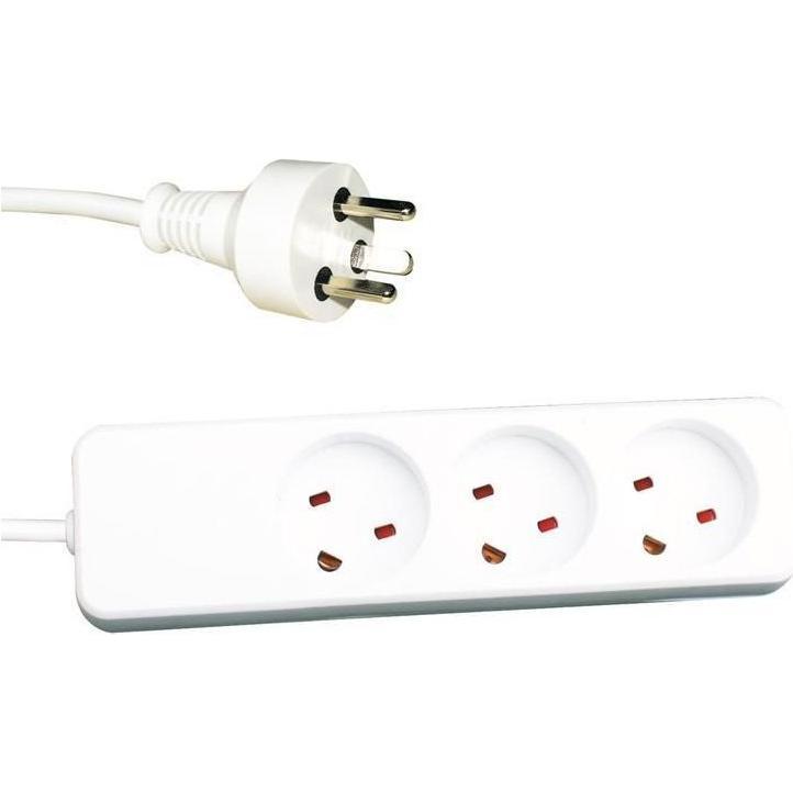 Garbot, Steckdosenleiste, Plast Power Strip (3 x, 6 m)