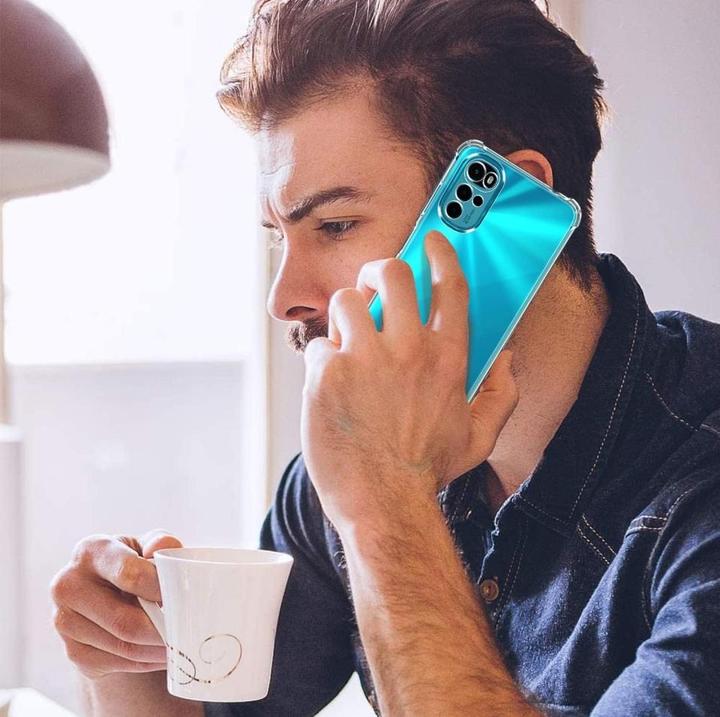 Produktbild Screenguard Motorola Moto G22 Hülle Crystal Soft Airbag Bumper (Motorola Moto G22)