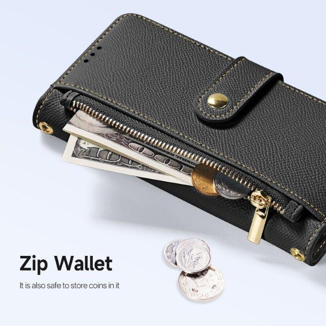 Produktbild Dux Ducis Lawa Series MagSafe Kunstleder Bookcover Hülle (Samsung Galaxy S25 Edge)