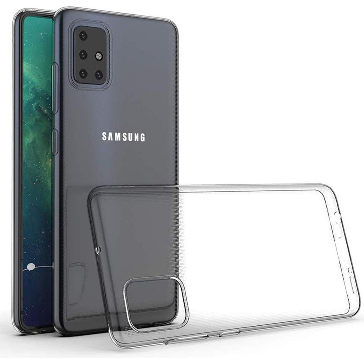 Thumbnail - König Design Handyhülle für Samsung Galaxy A51 Schutzcase Backcover Bumper Etuis Transparent (Samsung Galaxy A51), Smart...