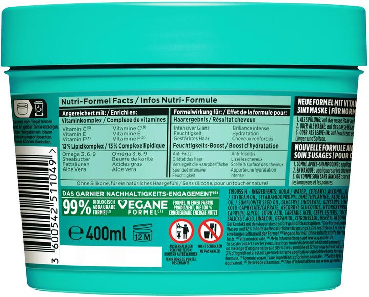 Garnier Fructis Aloe Vera Hairfood (400 ml)