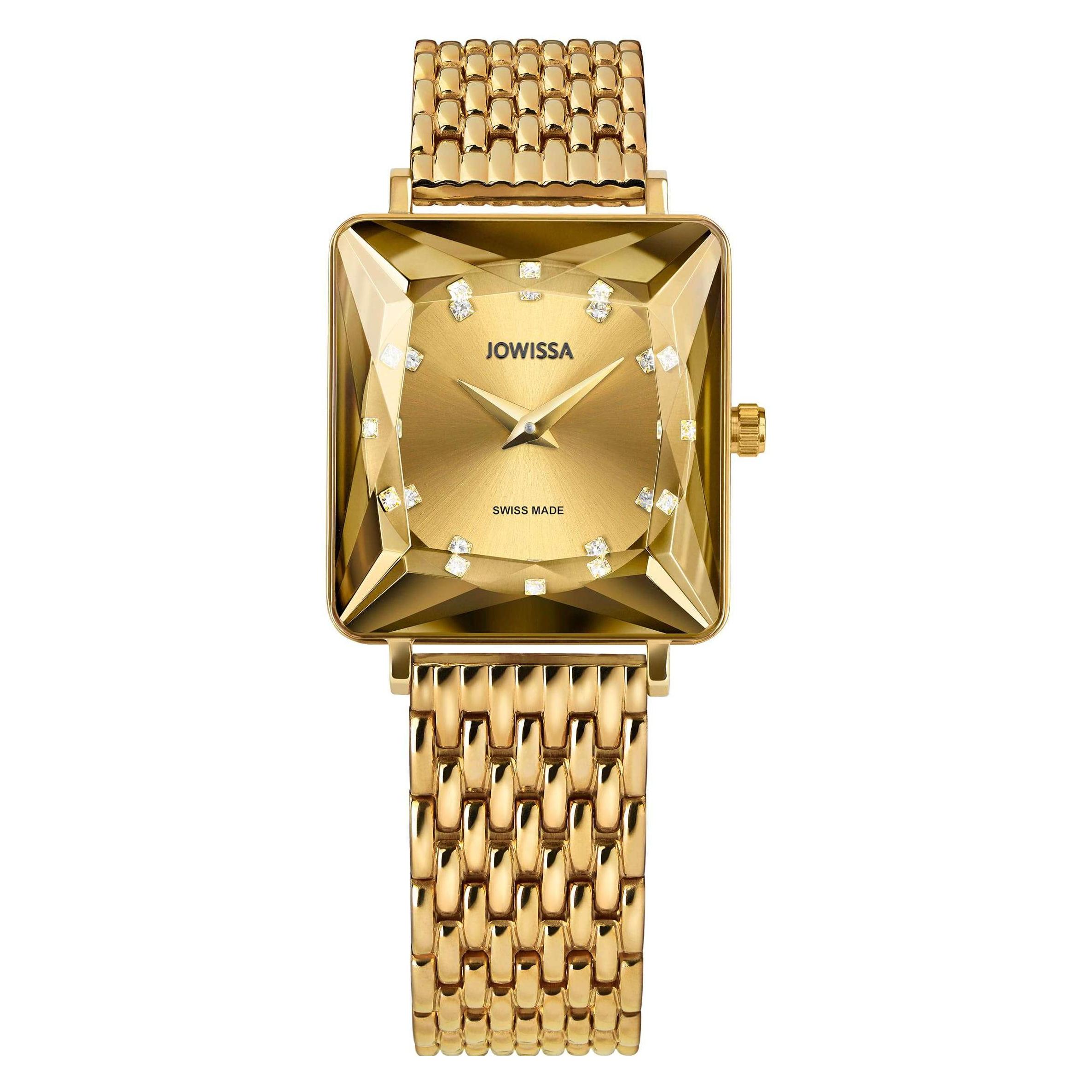 Jowissa, Armbanduhr, J8.095.M, Gold, (Analoguhr)