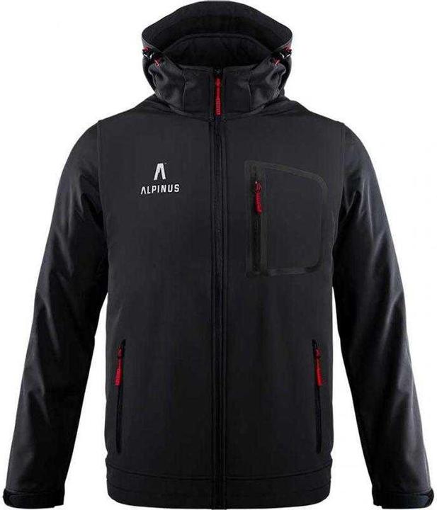 Immagine prodotto Alpinus Stenshuvud Softshelljacke, schwarz (XL)