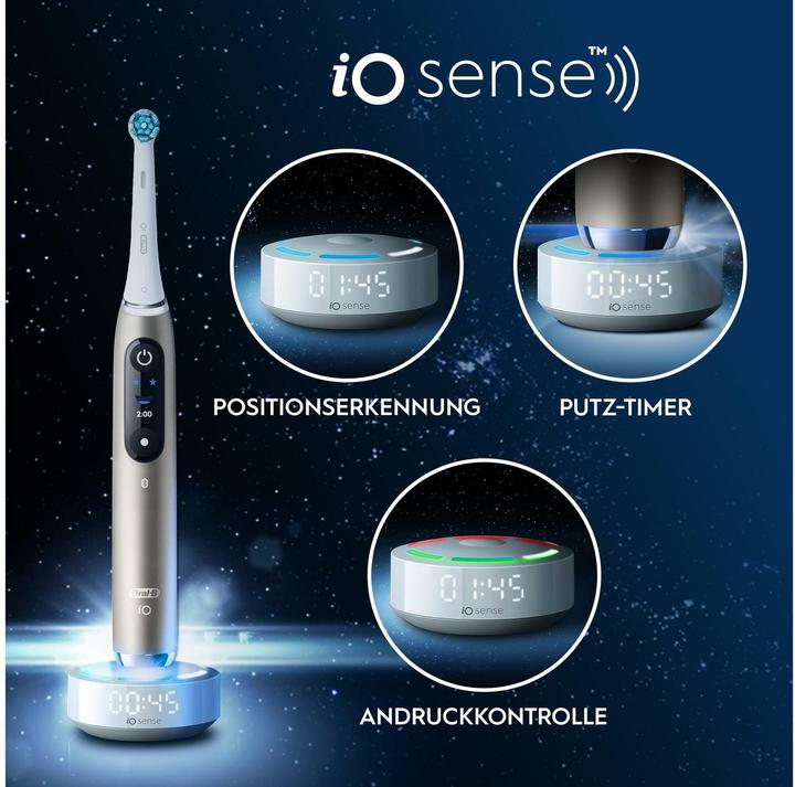 Actual product image Oral-B iO Series 10 Eclipse Gold Special Edition Elektrische Zahnbürste (Oscillating toothbrush)