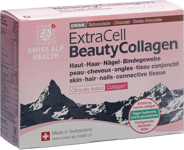 Immagine prodotto Swiss Alp Health Collage di bellezza ExtraCell (20 Pezzo/i, Polvere, Bustina, 360 g)