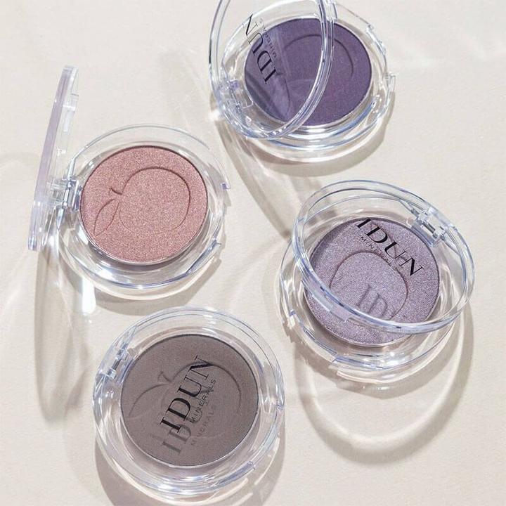 Actual product image IDUN Minerals Single Shades Eyeshadow Nästrot (Green, Brown)