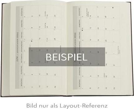 Image du produit Paperblanks Wochenagenda Maxi Blue Luxe 1 Woche auf 2 (13,5 x 21 cm, 1 semaine / 2 pages)