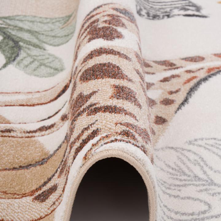 Actual product image Pergamon Kinder Teppich Maui Kids Giraffe Zebra Löwe (120 x 170 cm)
