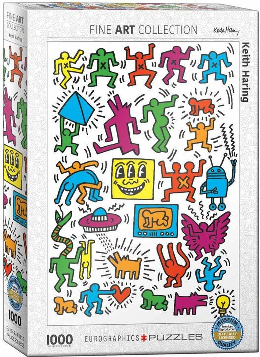 Actual product image Eurographics Keith Haring collage (1000 pieces)