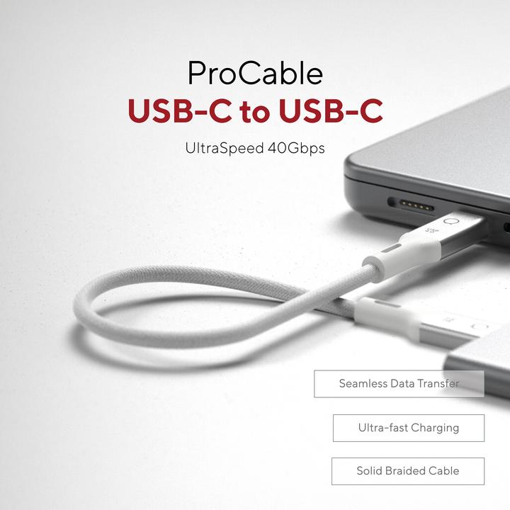 Produktbild LINQ Connects USB4 Pro-Kabel, USB-C bis USB-C (0.30 m, 240 W)