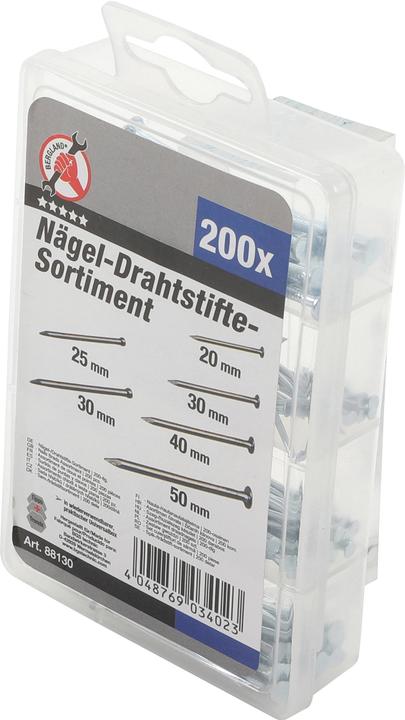 Actual product image BGS Nails Brads Assortment 200 pcs.