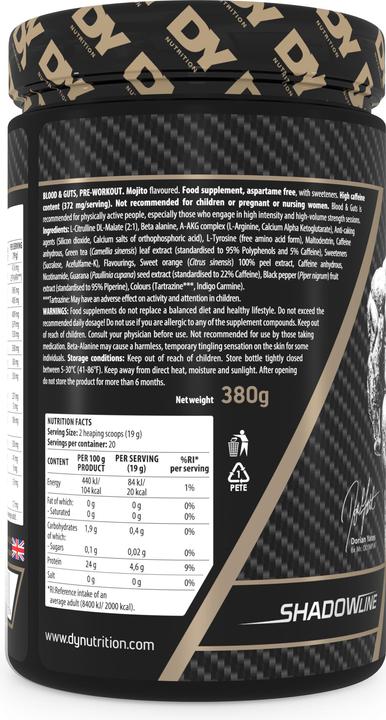 Produktbild DY Nutrition Blood and Guts (Mojito, 456 g)