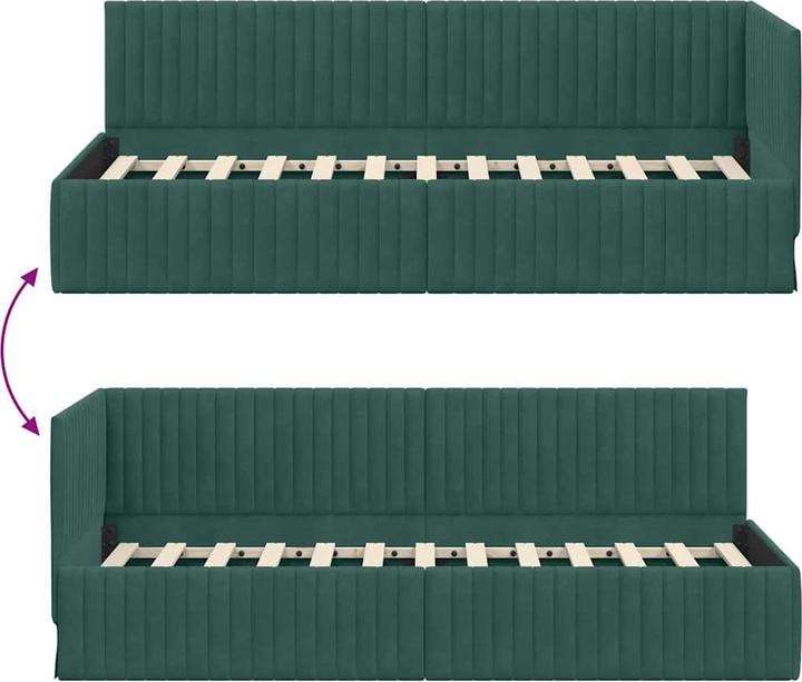 Actual product image vidaXL Samtbettgestell