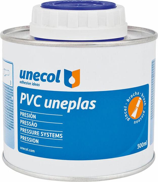 Unecol Adhesive For Pvc Pipe Uneplas A2041 500 Ml Brush