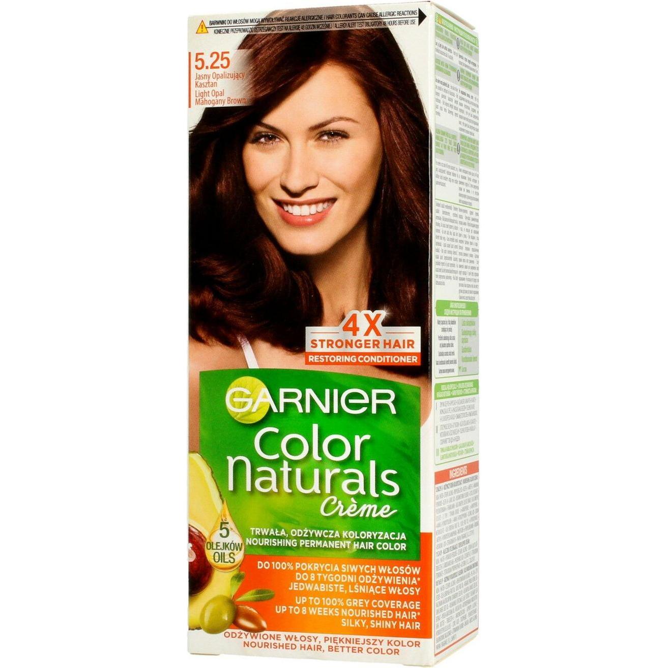 Garnier Color Naturals Hair Color Cream 5.25 Opalescent Chestnut (5.25 Light Opalescent Chestnut) (35771272)