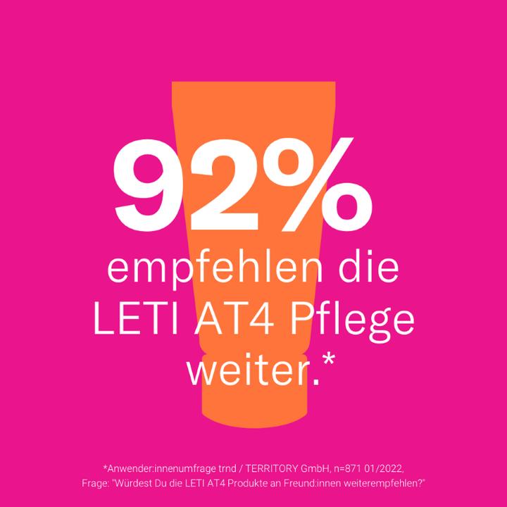 Produktbild Leti AT4 Atopic Skin SPF 20 Gesichtscreme mit mittlerem Sonnenschutz, 50 ml Creme (Reinigungsmilch, 50 ml)