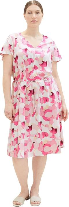 Produktbild Tom Tailor Vestito con Design di Forme Rosa (46)