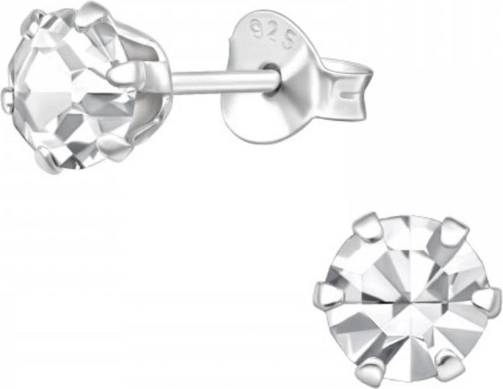 Immagine prodotto Maxte Silberne Runde 5 mm mit Kristallen (Argento sterling)
