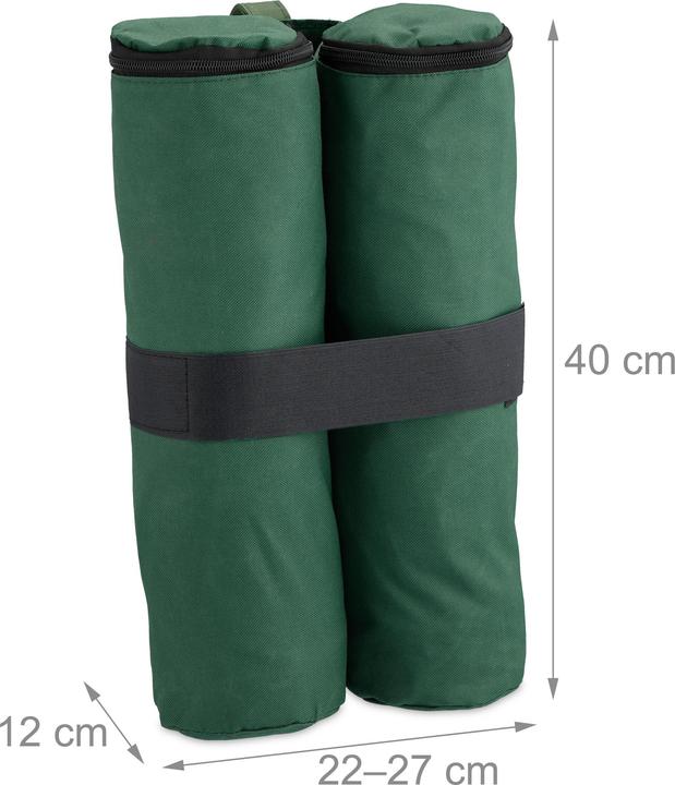 Actual product image Relaxdays pavilion sandbags (1.50 cm, 42 cm)