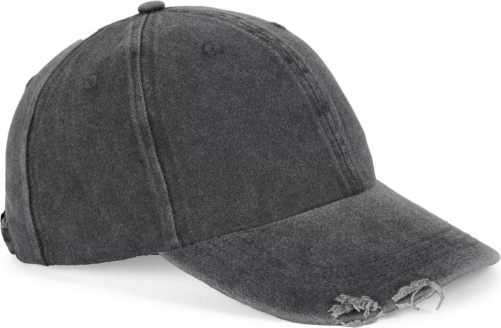 K-up Vintage Baseballcap mit angeblichem Riss-Effekt (One Size)