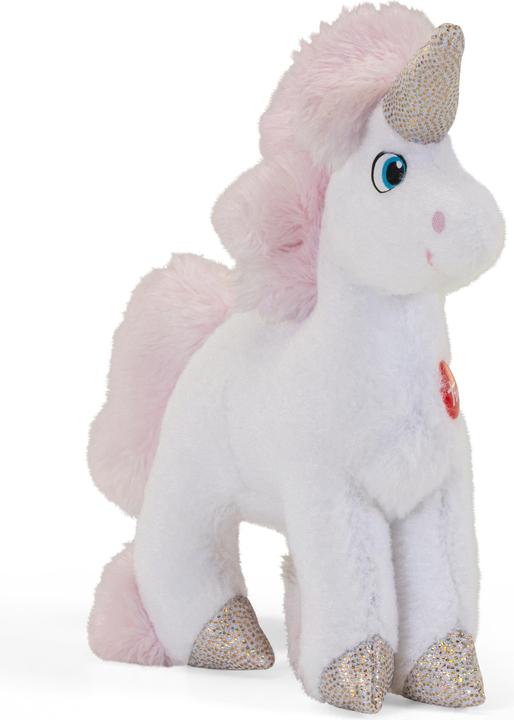 Actual product image Trudi Sweet Collection mini plush unicorn white approx. 10 cm, size XXS, soft toy with soft material