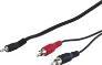 Produktbild Goobay 3.5 mm stereo Stecker > 2 x Cinch-Stecker (1.50 m, Cinch, 3.5mm Klinke (AUX))