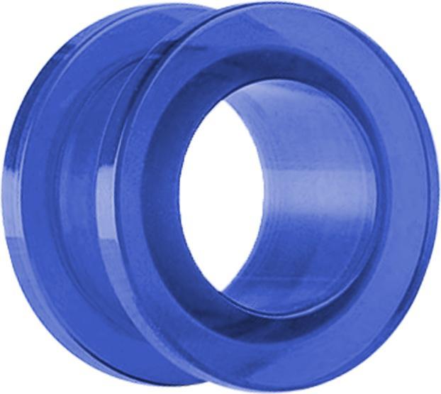 Produktbild Star Piercing Flesh Tunnel dunkelblau (Kunststoff, ohne Messing)