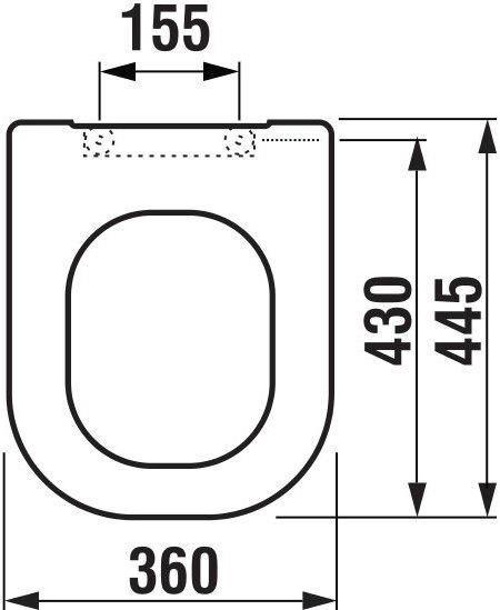 Actual product image Jika TOILET COVER DEEP SOFTCLOSE 8936113